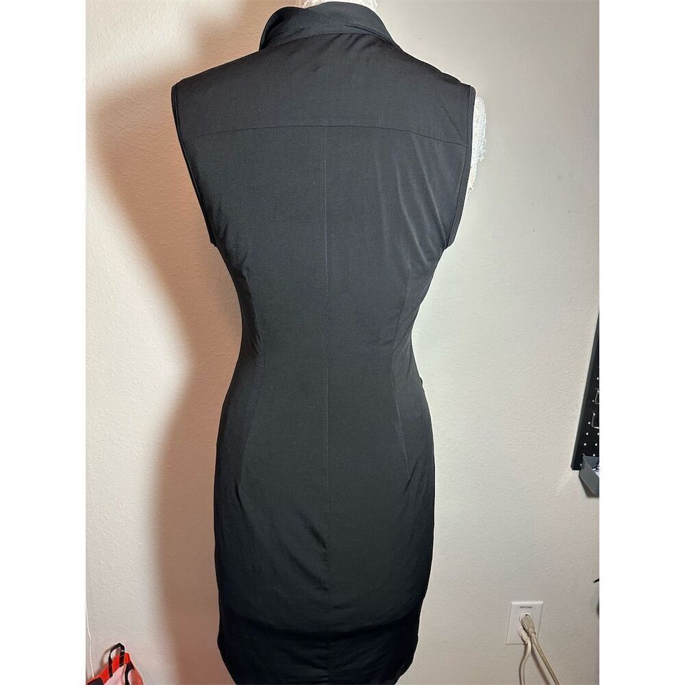Philosophy Women's Black Sleeveless Button-Down Dress Size S EUC - Picture 2 of 8
